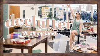 Packing Up My Classroom #2 // decluttering all my junk lol