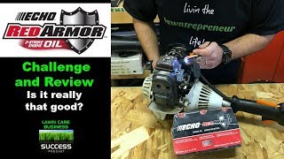 Echo red armor two stroke oil challenge and review. Is it really that good?