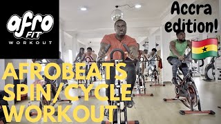 25-minute Spin // Cycle Workout // Cardio Workout //   |  Afrofit Workout with @ralphelito