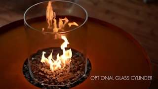 Fire Pit Corten – a modern patio fire pit Planika