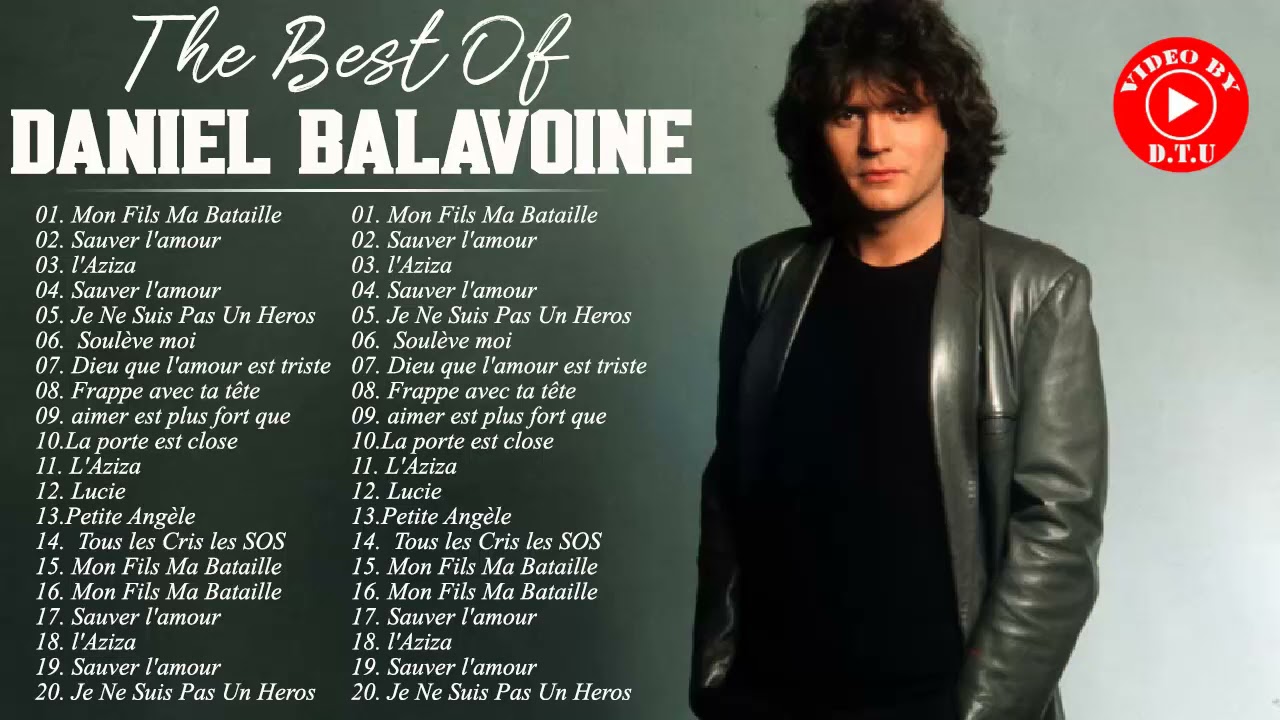 Daniel Balavoine Les Plus Belles Chansons - Meilleur Chansons De Daniel ...