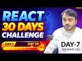 Day-7/30 Tailwind Essential Classes || React NextJS Tutorial for Beginners in Hindi