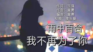 《我不再为了你》 演唱：雨中百合