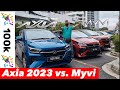 Myvi kalah AXIA 2023 😢 | Axia 2023 lawan Myvi 2022