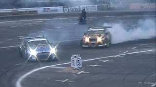 D1GP 2016 シーズン最後決勝の戦い 川畑と太吾の追走は驚きの展開に! TOKYO DRIFT IN ODAIBA