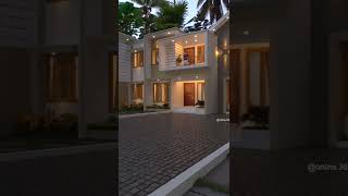 3100 sqft veedinte മനോഹരമായ 3d elevation design