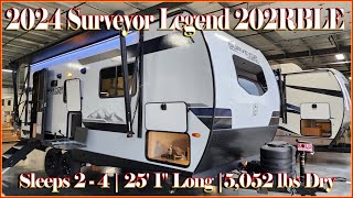 NEW! 2024 Surveyor Legend 202RBLE Travel Trailer Review Tour at Couchs RV Nation #rvlife