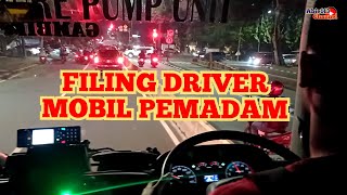 TEGANG ‼️ MOBIL DAMKAR MELUNCUR JALAN KECIL