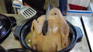 台湾正宗姜母鸭制作，全程不用水，90分钟出一锅，秋冬养生食谱-中国街头小吃