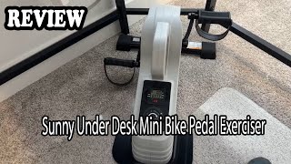 Sunny Under Desk Mini Bike Pedal Exerciser Review - Under-Desk Pedal Exerciser Features