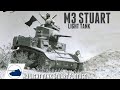 WW2 M3 Stuart Light Tank footage Part 1.