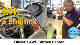 2 Engines - 2 Gas Tanks - 1 Car - Rare Citroen SAHARA - Olivier Cerf w BarryT