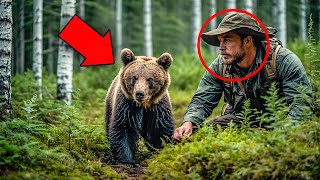 Bear Cub Leads Hunter Deep into the Forest—What He Finds Leaves Him Speechless