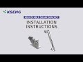 Adjustable Solar Bracket Rear Leg And Front Leg Step-by-step Installation