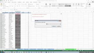 Excel 2013: Conditional Formatting