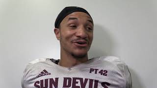 Chase Lucas on mentality of ASU's secondary, challenge of facing No. 18 Michigan State (09/10/2019)