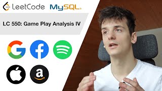 LeetCode 550: Game Play Analysis IV [SQL]