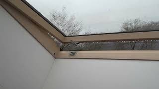 Rain On Roof Window Sounds For Sleeping, Relaxing - Glass Skylight Water Drops Downpour Ambience