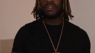 Richy Rambo - Drops freestyle flexing iced out diamond “Richy Rambo” chain