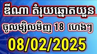 តំរុយឆ្នោតយួន | ថ្ងៃទី 08/02/2025 | ឌីណាឆ្នោតយួន