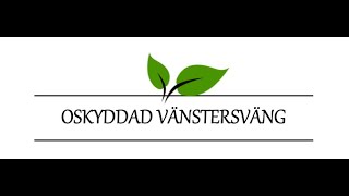 OSKYDDAD (farlig) VÄNSTERSVÄNG från landsväg - Lektion 9.6