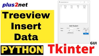 Adding data to Tkinter Treeview using insert() to update view & place the data in top or bottom row
