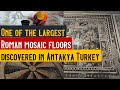 One of the largest Roman mosaic floors discovered in Antakya, Turkey