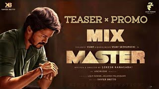 Master teaser  ×  promo mix | thalapathy vijay | master pongal | kiruthika creation |