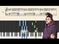 The Weeknd & Daft Punk - Starboy - EASY Piano Tutorial + Chords