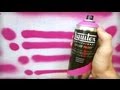 Liquitex Spray Paint Cap Test