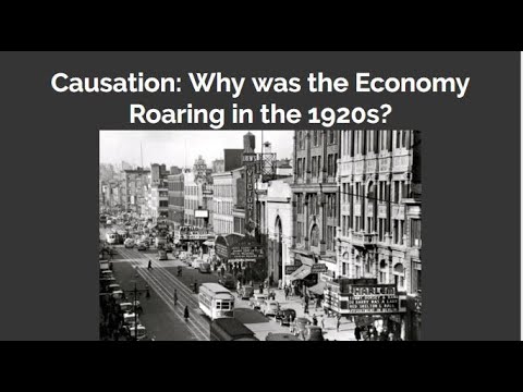 What was one feature of the United States economy during the 1920s?