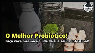 Probiótico Caseiro - Tipo yakult - Repare sua flora intestinal - Lactobacilos vivos!