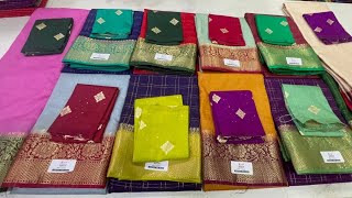 chickpet Bangalore Biggest wholesale sarees shop || Designer Fancy sarees Direct From Manufacturers