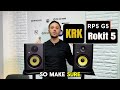 krk rokit 5 rp5 g5 speakers first look review best studio monitors for djs