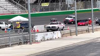 Hot Rod Power Tour 2022 Drag Racing 1969 340 Barracuda at Atlanta Motor Speedway