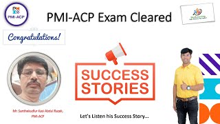 Mr. Abdul Razak  - Cleared PMI-ACP with Above Target in all the 7 Domains - Center Based