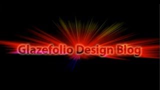 Photoshop Tutorial Light Burst Text Effect | Glazefolio Design Blog