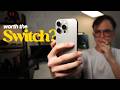 Samsung SUPERFAN Switches to iPhone 16 Pro FIRST Impressions!