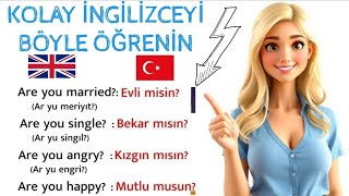 sıfırdan ingilizce öğrenmek için,kolay Ingilizce Cumleleri böyle öğrenin 3 🚀