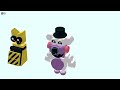 FNAF Security Breach How to make LEGO minifigures of every character  Five Nights at Freddy's