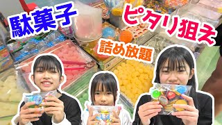 駄菓子屋はかり売り詰め放題でピタリ賞チャレンジ！！リベンジ編★にゃーにゃちゃんねるnya-nya channel