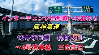 インターチェンジ全制覇への道のり　阪神高速　12号守口線　長柄入口～4号湾岸線　三宝出口