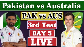 🔴Live Cricket Match Today|Pakistan vs Australia live|Aus vs Pak 3rd test live