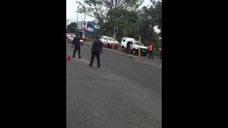 JMPD Police escort for Protea cricket player to Bidvest Wanderers Cricket Grounds