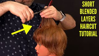 Feathered Layers Haircut Tutorial - Princess Diana - TheSalonGuy