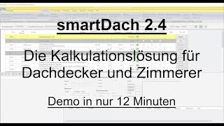 smartDach 2.4 (2020) – einfach, komplett und sicher kalkulieren