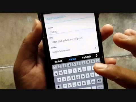 Samsung Galaxy S5 : How to Add Bookmarks on Chrome Browser (Android Phone) Samsung Galaxy S5 : How to Add Bookmarks on Chrome Browser (Android Phone)