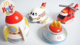 ハッピーセット チョロＱ 第２弾 空の乗り物チョロＱ 4種 開封 2018/8/10～ Japanese McDonald happy meal toys マクドナルド