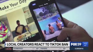 Indiana content creators react to looming TikTok ban