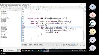 Java Industrial Training | String Utils | Remove Duplicates | Find frequency | Immutability